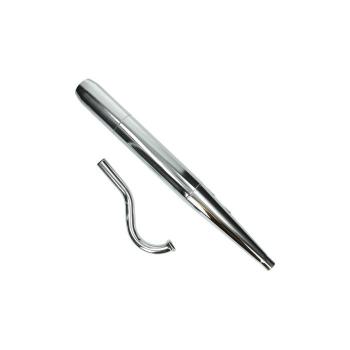Auspuff RS Zigarre 28mm Chrom